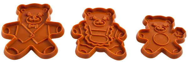 Three Bears Cookie Cutters