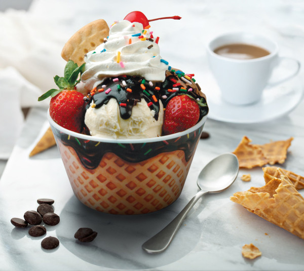 Melamine Ice Cream Bowl
