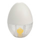 Hutzler Egg To-Go – Portauovo Per Uovo Sodo Con Mini Saliera Integrata, Colore Viola – Contenitore Anti-odore, Lavabile In Lavastoviglie, Senza BPA