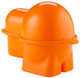 Hutzler Egg To-go Snack Container Con Spice Shaker, Naranja Egg To-go Hutzler Egg To-go Snack Container Con Spice Shaker, Naranja Egg To-go
