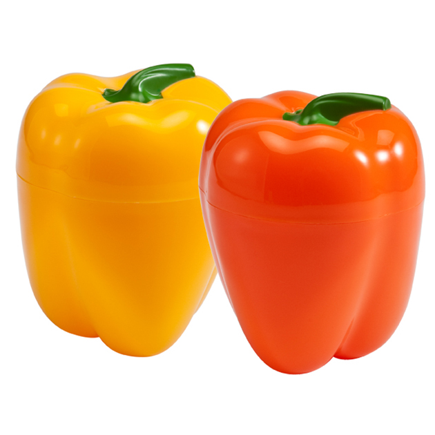 Stock Up On Winter Food. Chef Puts Bell Pepper Into Plastic Container For  Freezing. Stock Photo, Picture and Royalty Free Image. Image 65590921.