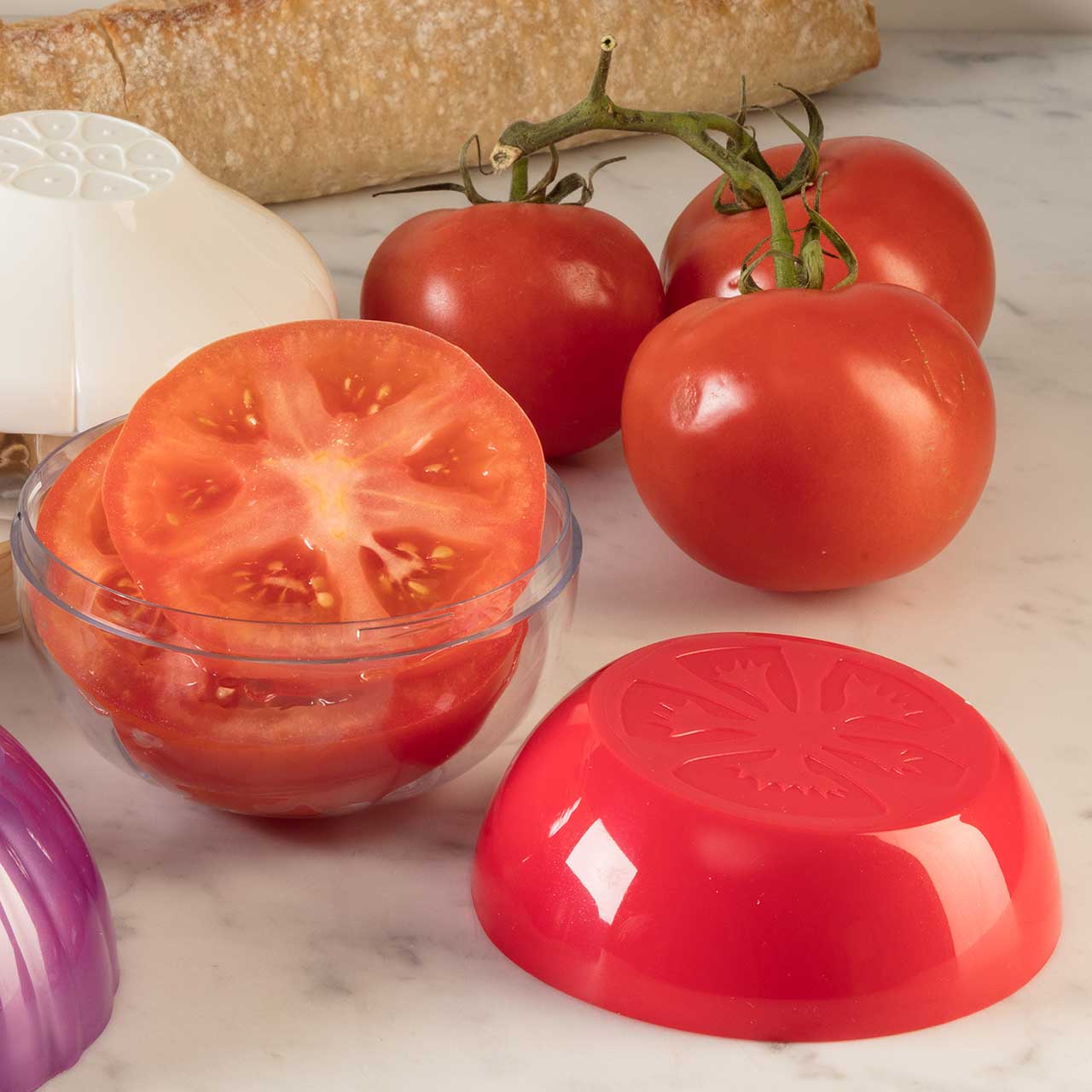 Keeperトマト Amazon.com: Tupperware Tomato Keeper Locker in Red : Home