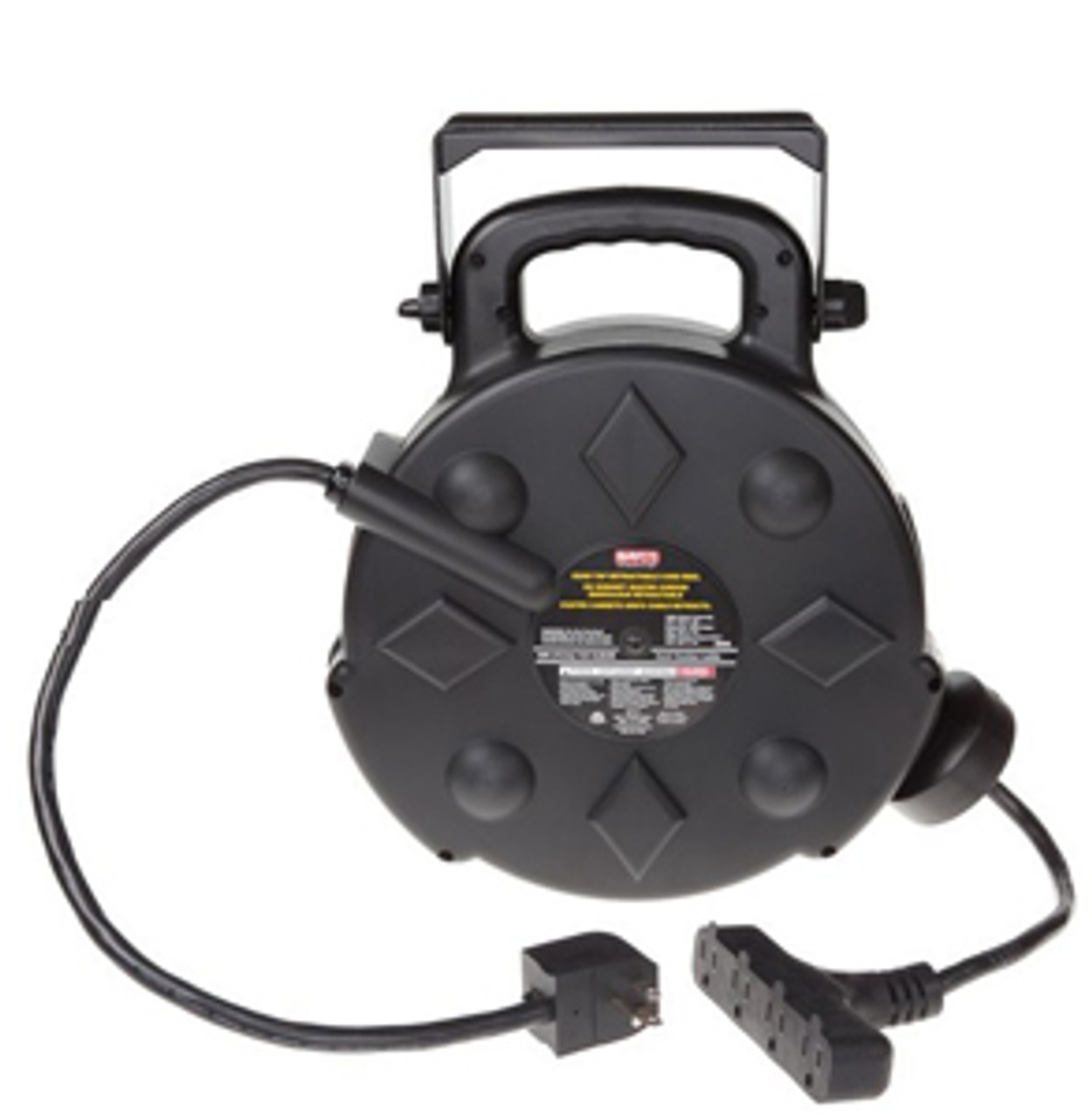 Bayco Triple-Tap Extension Cord 30' Retractable Reel SL-800