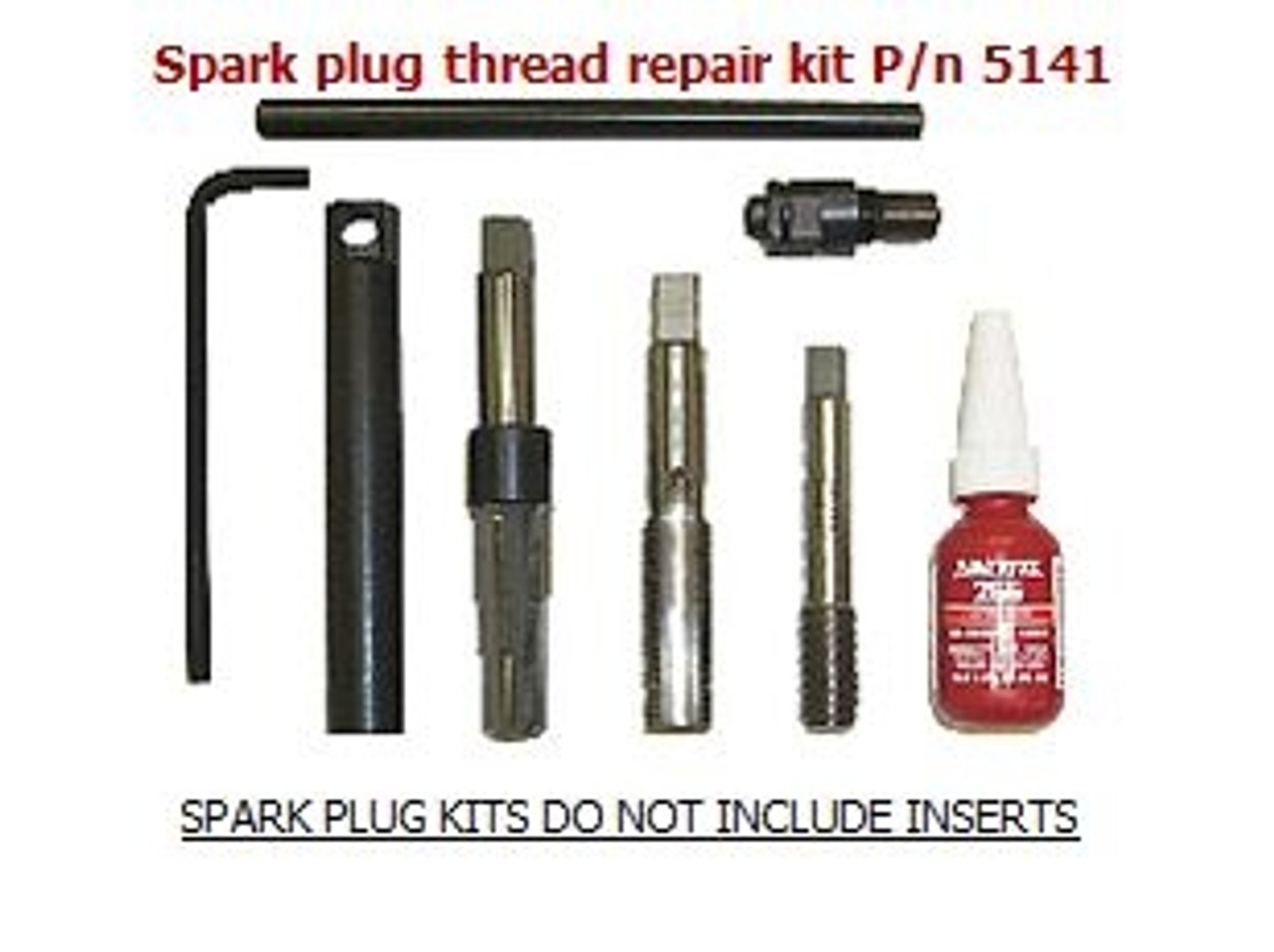 TIME-SERT 5600 Triple O-Size Spark Plug Thread Kit w/Leak Tester - Wise  Auto Tools LLC