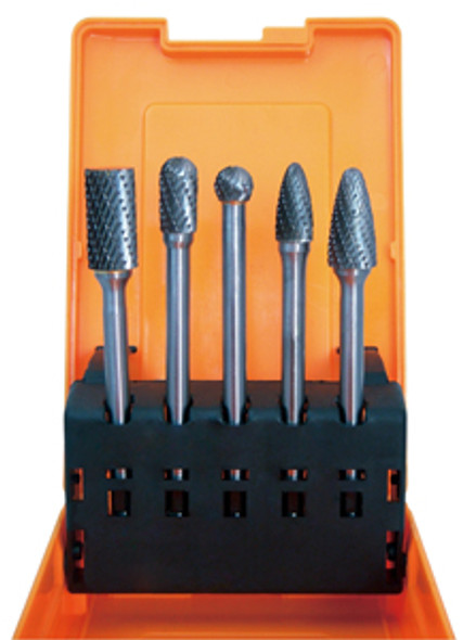 5pc Long Double Cut Carbide