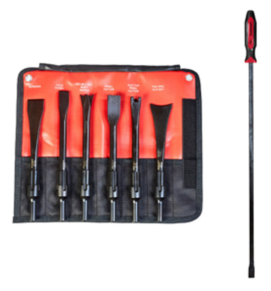 7 Piece Air Hammer Chisel and