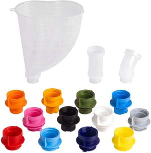 Universal No-Spill Funnel Set