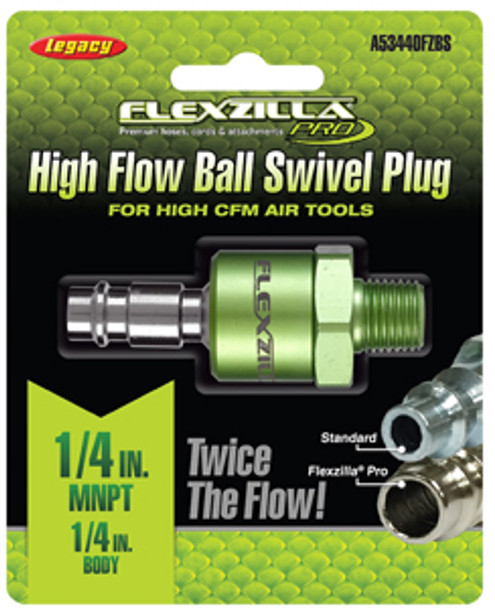 High Flow Ball Swivel Plug