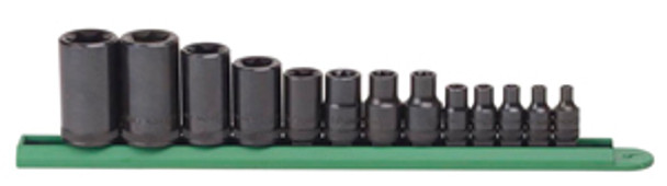 13 Pc 1/4"  3/8"  1/2" Drive