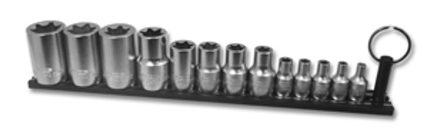 13 Piece "E" Torx Socket Set