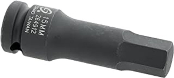 1/2 Drive 15MM Hex Impact