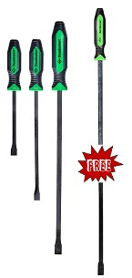 4 Piece Green Pry Bar Promo