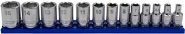 13 Piece 1/4" Drive Metric