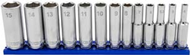13 Piece 1/4" Drive Metric