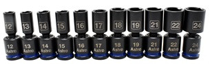 11 Piece 1/2" Drive Metric