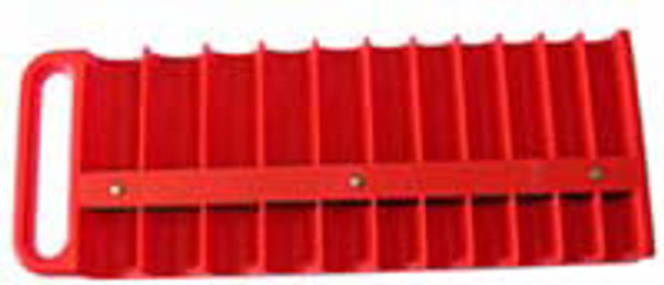 1/2" 22PC SOCKET HOLDER RED