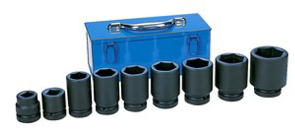 1" Drive 9 Piece Large