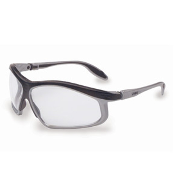 UXS2143 Pivot Safety Glasses Black/Silver Frame