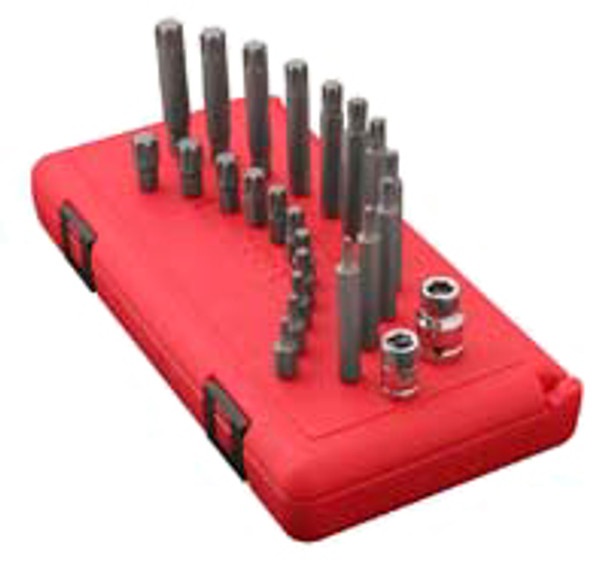 24 Piece Poly Drive Bit Set