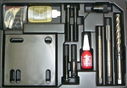 TIME-SERT 7580 Universal Head Bolt Thread Kit w/Guide Plate M10x1