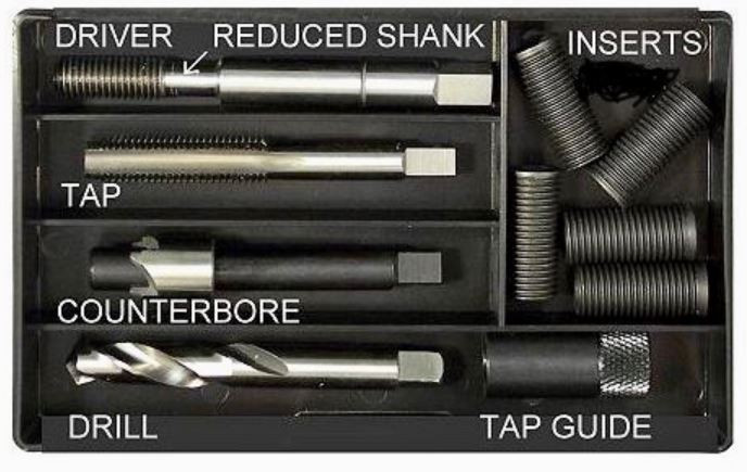 TIME-SERT Thread Kit 1012G with 40mm Inserts & Tap Guide - Wise Auto ...