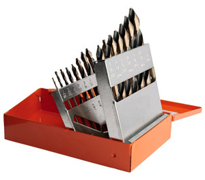 KW21KK10 21 Piece Mechanics Length Step Point Drill Bit Set - Wise