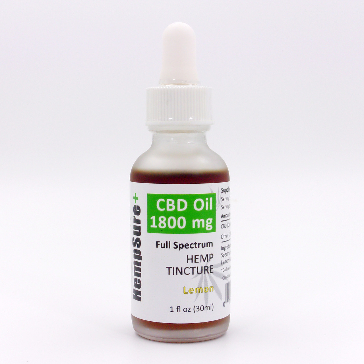 Relaxing CBD Tincture 1800mg - Lemon