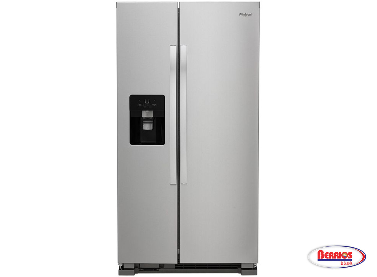 75607 whirlpool refrigerator 21 stainless steel side by side