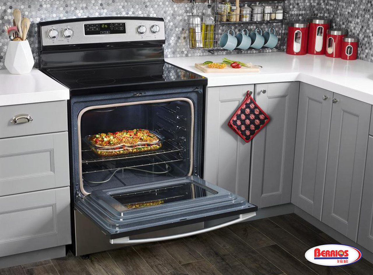 71607 Amana Estufa 30" ELE S/S Berrios te da más