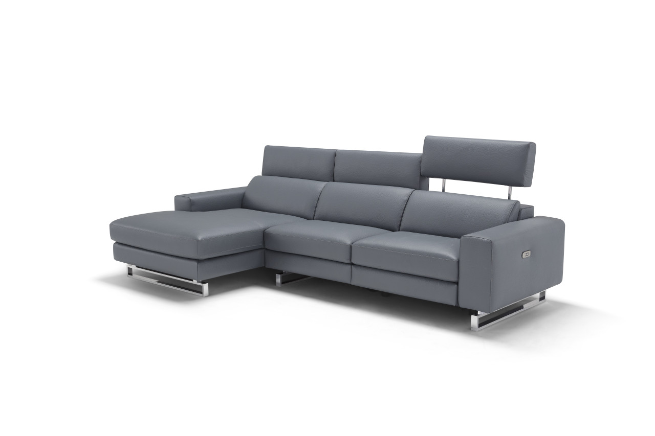 C1734 Spello Sofa Chaise 100 Piel Sala Berrios te da más