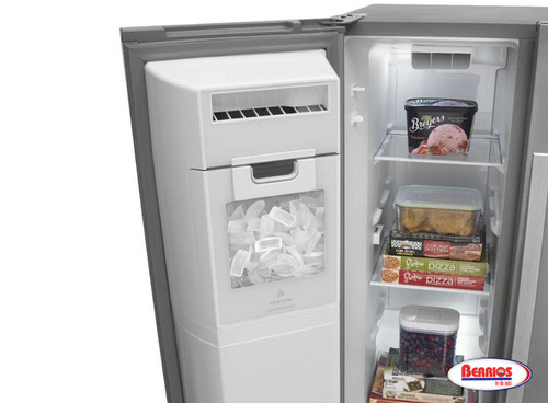 75095 whirlpool nevera 26 stainless steel side by side