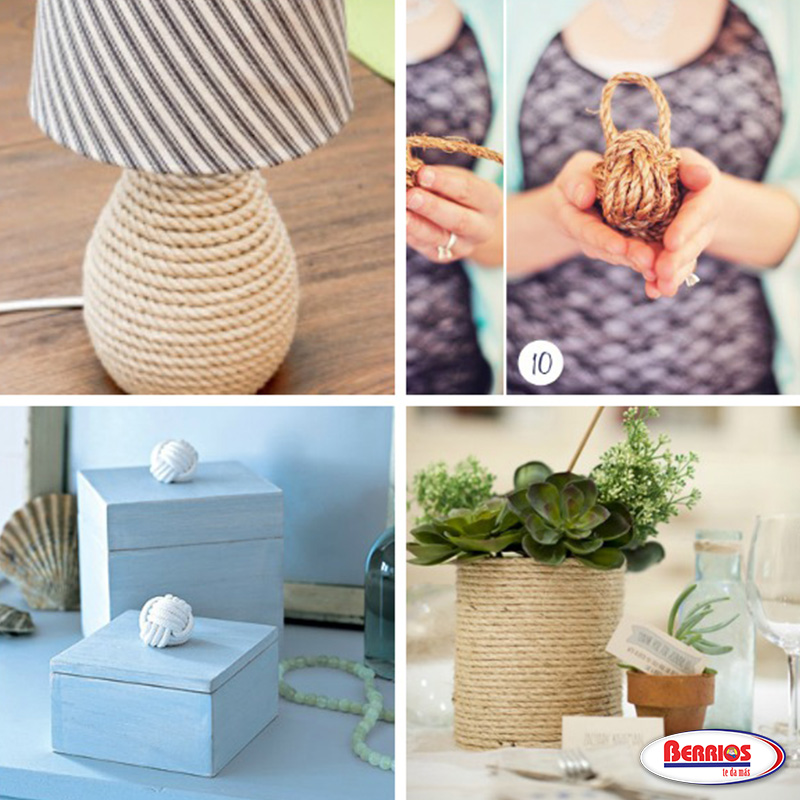 Decorando con soga en tu hogar - Berrios te da más