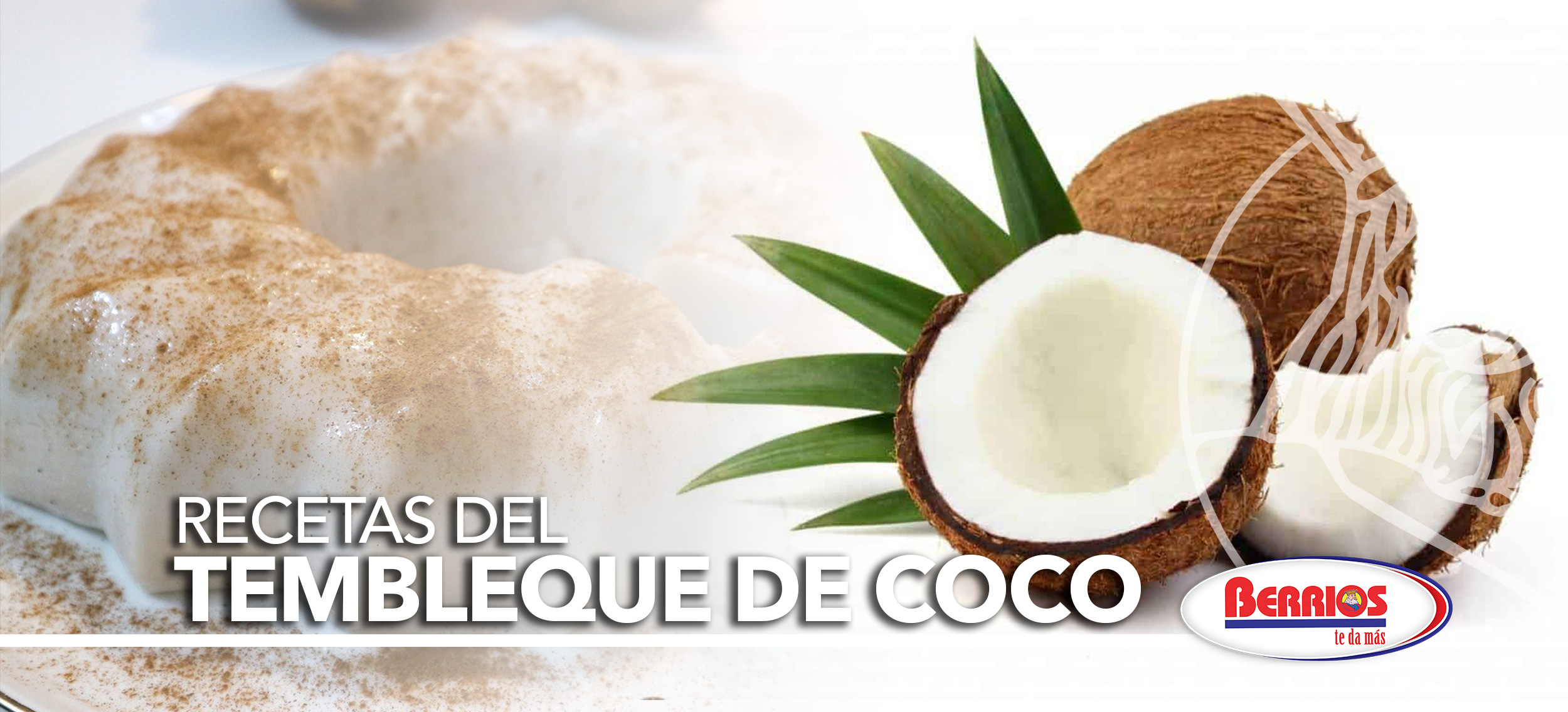 Receta del Tembleque de Coco - Berrios te da más