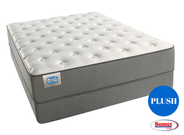 simmons bevington plush mattress box spring