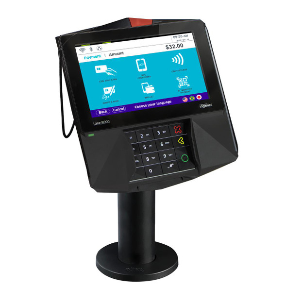  Ingenico Lane 8000 Deluxe - 7" TN Display, USB, RS232, POE, CLESS, ETH, Tailgate, ETH Switch, WiFi, BLE, BT 