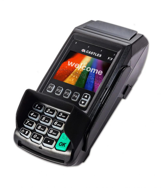  Castles Vega3000 w/Function keys Countertop Terminal 