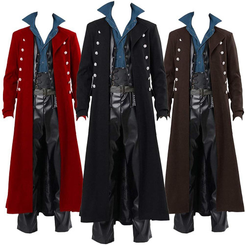 Viking Renaissance Noble Court Cloak (3 Colors) S - 5XL