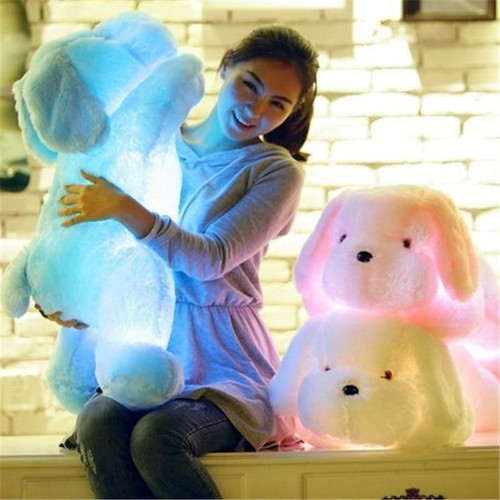 Puppy Dog LED Light Up Plush 3D Stuffed Pillow (3 Colors)