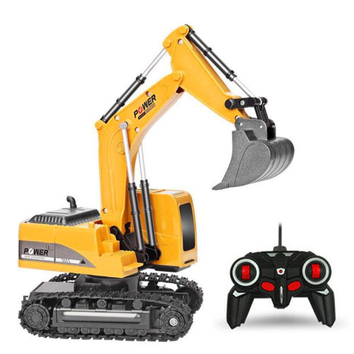 Remote Control Excavator Tractor Backhoe (AA or Rechargeable)