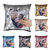 Custom Photo Sequin Pillow Case Personalized Children, Valentines, Pets, Family (8 Colors)