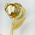 Preserved 24k Gold Long Stem Immortal Rose with Display Stand