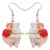 Cutest Guinea Pig Valentine Earrings