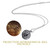 "I Love You" Forever (Astrological Sphere) 100 Language Micro Projection Necklace (Gold or Silver)