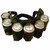 Beer Belt Adjustable Small - Big (Black or Camo) Holds A Standard 6 Pack Cans or Bottles