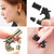 3D Gun and Bullet Earring Set Black or Copper