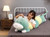 Long Tubular Caterpillar Pillow Plush 3D Stuffed Animal (3 Sizes) Unicorn Dinosaur Dog Pig