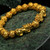 Pixiu Feng Shui Gold Bead Attract Wealth and Good Luck Bracelet Charm (2 Designs)