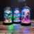 Rainbow Orbs Galaxy Enchanted Rose LED Glass Display (7 Designs)