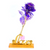 Upgraded Multicolor 24k "Galaxy" Gold Rose "Love You For Life" Love Light Up With Display Stand