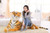 Big Kitty Pillow Plush 3D Stuffed Animal (8 Sizes) Tiger or Leopard (Black, Brown or White)